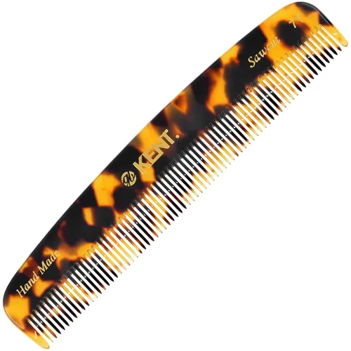 Vista 11 de Kent 7T - Peine de bolsillo de dientes finos de grafito negro para hombres, peine de pelo hecho a mano para hombres para aseo y peinado diario