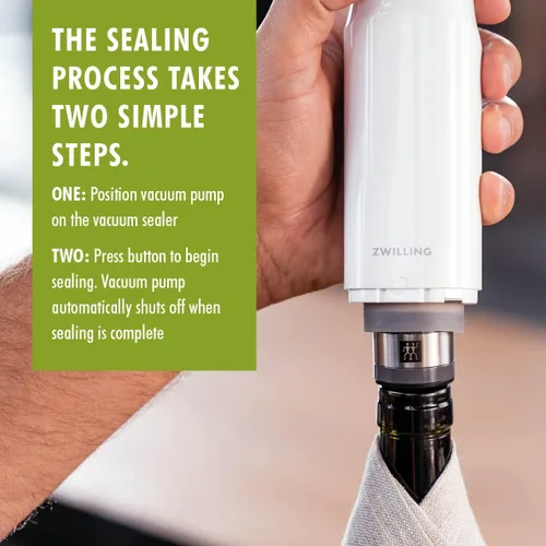 Vista 7 de ZWILLING Sellador de botellas de vino al vacío Fresh & Save