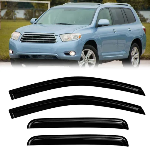 Vista 84 de Protectores de lluvia de ventana para Ford F150 SuperCab 2004-2014 2 piezas deflector de ventana para 09-14 F-150 con 2 puertas delanteras
