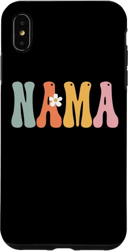 Vista 7 de iPhone 15 NAMA Retro Groovy Print Mom Cute Mother's Day Funny Grandma Case