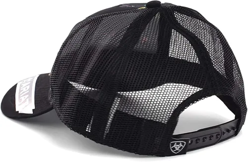 Vista 4 de ARIAT Gorra de cactus negra para mujer con cierre a presión