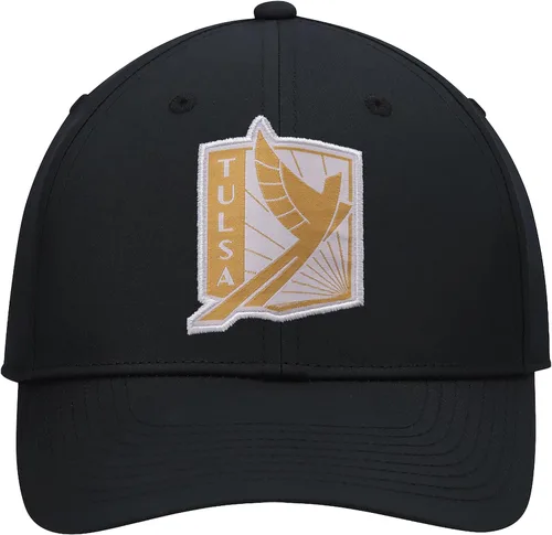 Vista 6 de Icon Sports Official USL Soccer Club Adjustable Cap - Unisex Adult negro (93CP-Black)