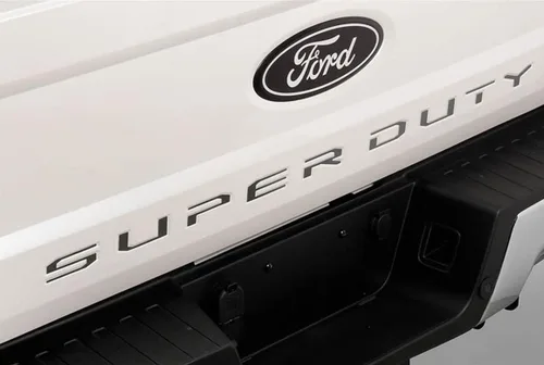 Vista 5 de Kit de letras para puerta trasera Ford F-150 de Putco - Acero inoxidable - Compatible con Ford F150 2021-2025