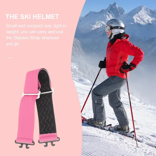 Vista 3 de VICASKY Gafas de esquí con correa de ojo de esquí, banda elástica, gafas de snowboard de doble correa, gafas de esquí, gafas de esquí, banda