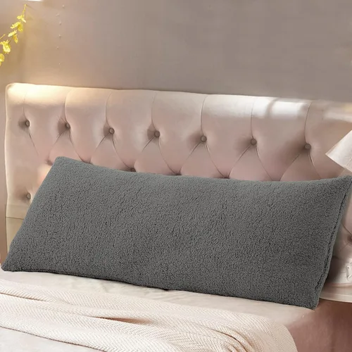 Vista 32 de Reafort Fundas de almohada ultra suaves de sherpa de tamaño estándar de 20 x 26 pulgadas, paquete de 2 con cierre de cremallera