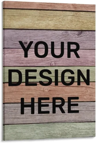 Vista 11 de Lienzo enmarcado con cita personalizada, lienzo motivacional positivo, arte de pared, crea tus propias imágenes, póster personalizado para sala