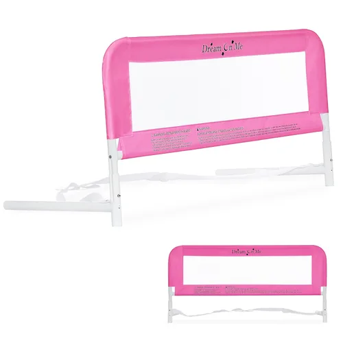 Vista 8 de Dream On Me Barandilla de Seguridad de Malla para Cama – Protector de Seguridad para Niños Pequeños con Malla Transpirable, Sistema de Anclaje