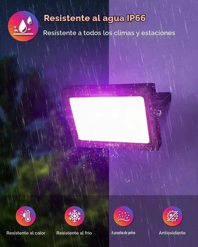 Vista 6 de MEIKEE equivalente al aire libre de la luz de inundación 1500W RGBW LED