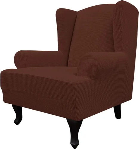 Vista 64 de Easy-Going Funda elástica para sofá de 1 pieza, protector de muebles, suave con parte inferior elástica, poliéster, elastano, tela jacquard a