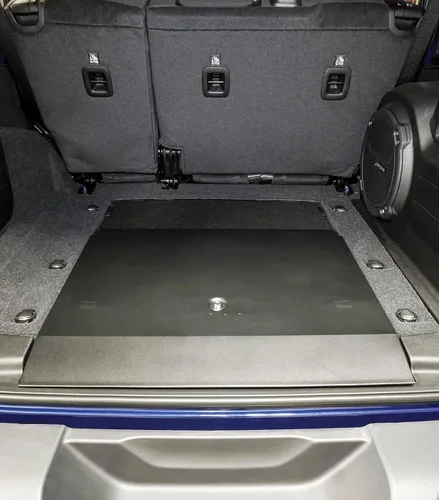 Vista 5 de Tuffy Security Products - Cubierta para cubículo, cerradura con llave, compatible con Wrangler JL de 4 puertas (2019-2026)