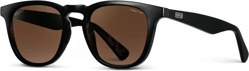 Vista 8 de WearMe Pro WMP Eyewear - Gafas de sol polarizadas deportivas y de golf para hombre: montura redonda, lentes antirreflejos, almohadillas