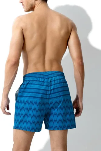 Vista 4 de Arjen Kroos Traje de baño para hombre, de secado rápido, con entrepierna de 5 pulgadas, con bolsillos