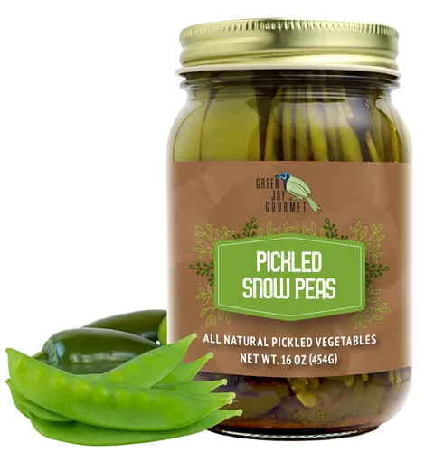 Vista 10 de Lanzas de espárrago en escabeche Green Jay Gourmet en frasco - Vegetales frescos en escabeche envasados a mano para cocinar y despensa – Espárragos