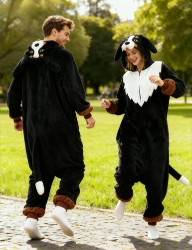 Vista 4 de Bernese Mountain onesie adult Unisex Adult Pajamas Halloween Christmas Party Cosplay Costume