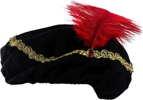 Vista 3 de Tigerdoe Sombrero renacentista Sombrero medieval con barba Juego de 2 piezas Disfraz de Minstrel Accesorios de disfraz renacentista