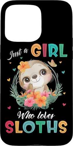 Vista 31 de Just a Girl Who Loves Sloths Case for iPhone 17