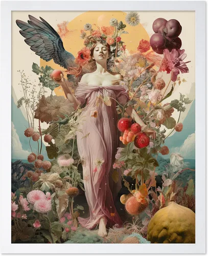 Vista 72 de Poster Master Póster OVNI – Impresión de mujer enmascarada – Arte extraterrestre – Arte surrealista – Arte de ciencia ficción – Regalo para hombres