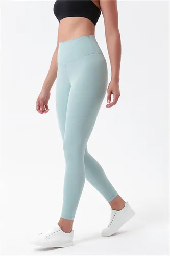 Vista 3 de Fitness Women Yoga Pants Leggings High Waist Push Up Buttocks Breathable Nude Buttock Yoga