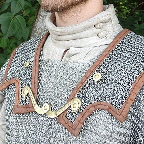 Vista 4 de Medieval Warrior Lorica Hamata Roman Chainmail Armor