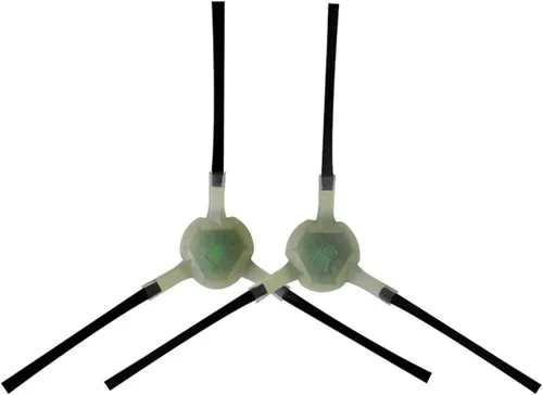 Vista 2 de Kit de accesorios de repuesto compatible con aspiradora Robtic EICOBOT R20, 6 cepillos laterales, 6 filtros Hepa (paquete de 12)