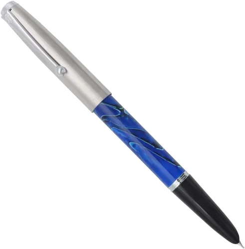Vista 6 de Gullor Jinhao - Juego de bolígrafos transparentes con tapa de acero inoxidable 51A, papelería, suministros de oficina, artículos de papelería