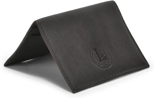 Vista 7 de LeatherBoss - Cartera pequeña y lisa para tarjetas de crédito