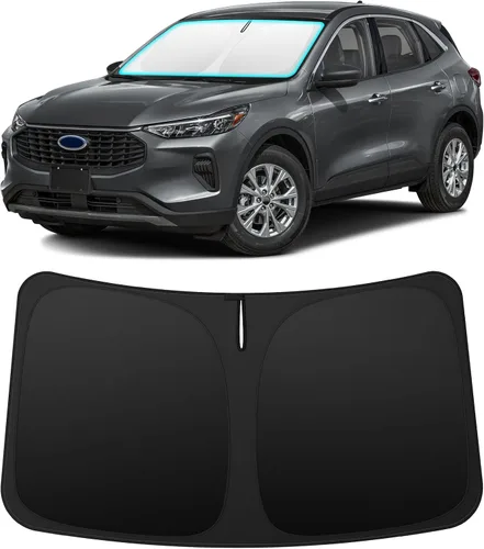 Vista 7 de INSAUTO Accesorios para parasol de parabrisas de ajuste personalizado para Acura RDX 2019-2026, parasol plegable para ventana delantera, reflector