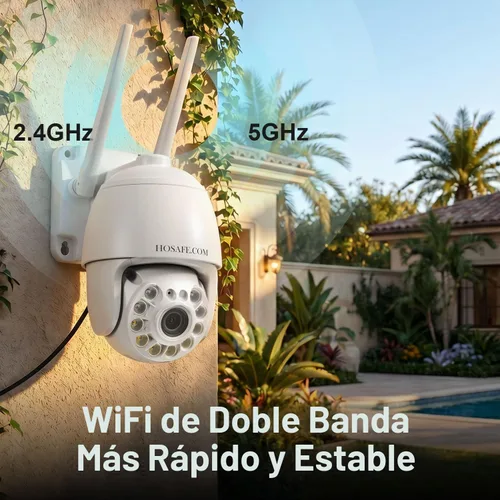 Vista 3 de Cámaras de seguridad WiFi inalámbricas para exteriores con videovigilancia