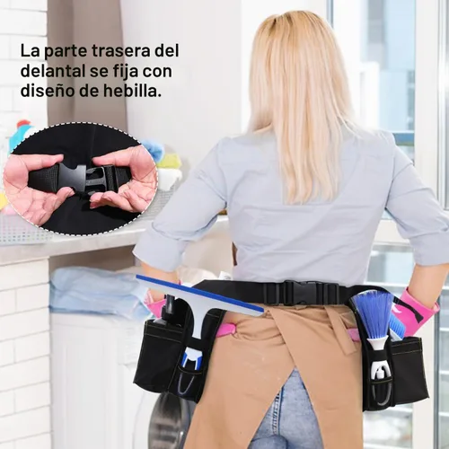 Vista 5 de Cinturón de herramientas de limpieza, suministros de limpieza de cinturón