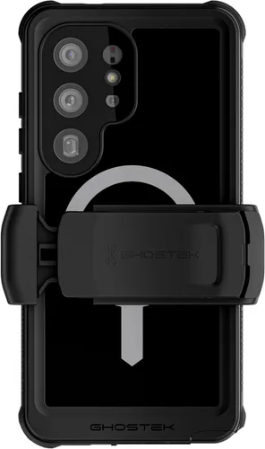 Vista 26 de Ghostek Nautical - Funda impermeable para Galaxy S23 con protector de pantalla y cámara, funda con clip para cinturón, protección resistente