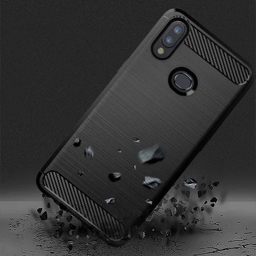 Vista 4 de Asuwish Funda compatible con Samsung Galaxy A10s y protector de pantalla de vidrio templado, accesorios de celda, carcasa delgada de silicona