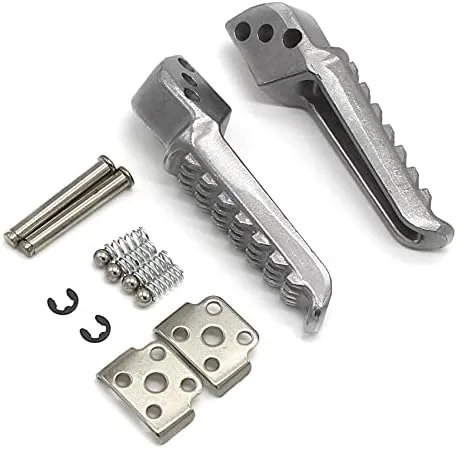 Vista 6 de Reposapiés trasero de motocicleta Pedales para Kawasaki ZR1200 ZRX1200R, ZR1000 ZR800 ZR900 Z750S Z750R Z900RS Z750, KLE650/KLZ1000 para Kawasaki
