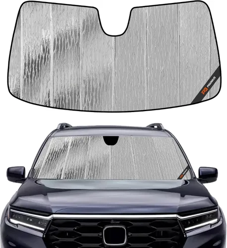 Vista 8 de Pigenius Parasol para parabrisas Honda Pilot 2016-2021, Ridgeline 2017-2021. Sin cámara de detección - Salvaguardia