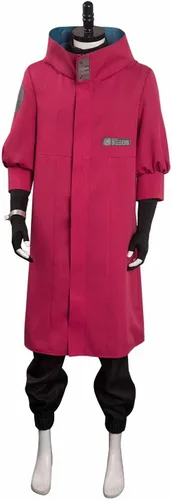 Vista 3 de Disfraz de anime para hombres y adultos, gabardina, chaqueta, camisa y pantalones, traje para Halloween