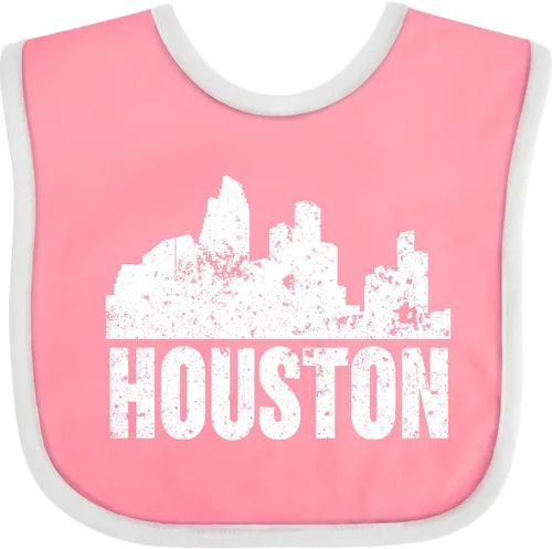 Vista 9 de inktastic Houston Skyline Grunge Baby Bib