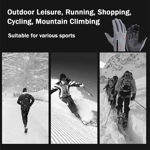 Vista 5 de Katatol Dazzlesport - Guantes deportivos al aire libre, Dazzle Sport impermeables, guantes térmicos Dazzlesport, pantalones cortos de terciopelo a