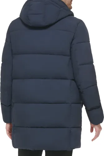 Vista 3 de Calvin Klein Chaqueta larga elástica acolchada para hombre