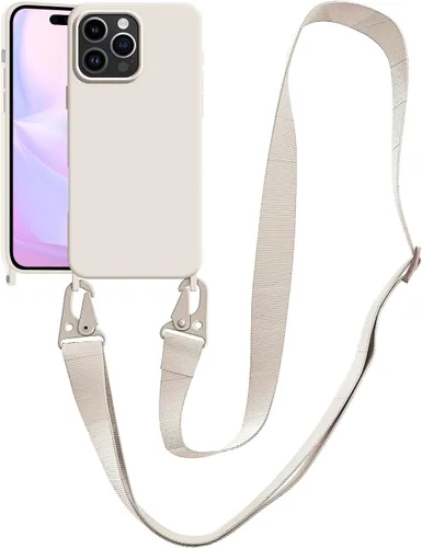 Vista 50 de Funda compatible con iPhone 8 Plus, iPhone 7 Plus/6 Plus/6S Plus con cordón, funda cruzada para iPhone con correa ajustable de silicona para iPhone