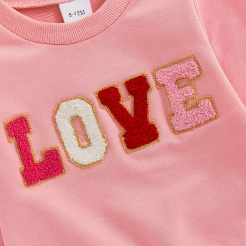 Vista 18 de Gueuusu Conjunto de ropa de manga larga para bebé niña con texto en inglés "My 1st Christmas", sudadera de manga larga con pantalones acanalados