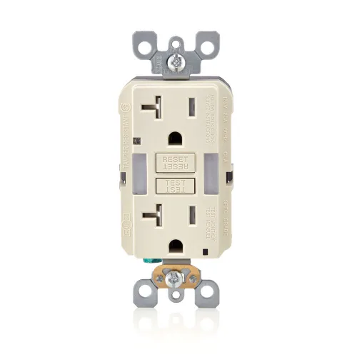 Vista 14 de Leviton SmartlockPro - Combinación GFCI de autocomprobación 15A con USB tipo A y tipo C en pared, cargador USB para teléfonos inteligentes y Blanco