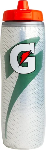 Vista 4 de Gatorade Botellas aisladas de 30 onzas, plateadas y negras
