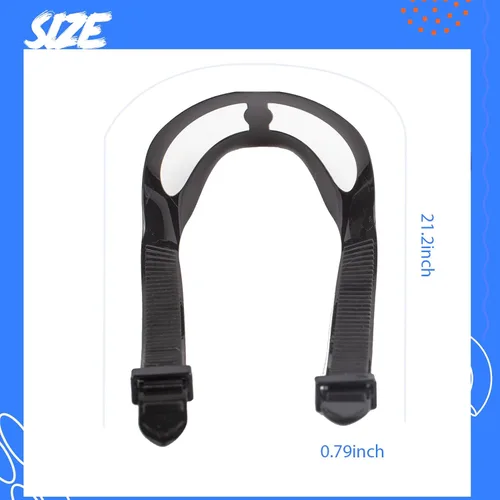 Vista 2 de Correa de máscara de repuesto de silicona universal,Correas de máscara de buceo,Accesorios de piezas de banda para la cabeza para buceo natación