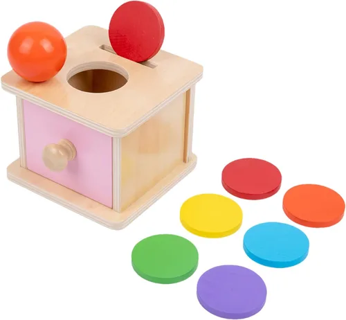 Vista 12 de Adena Montessori Caja de monedas, puerta amarillo-verde, 19.7-39.4 ft