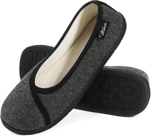 Vista 12 de Wishcotton Pantuflas ligeras de espuma viscoelástica para mujer, cómodas y antideslizantes, para interiores y exteriores