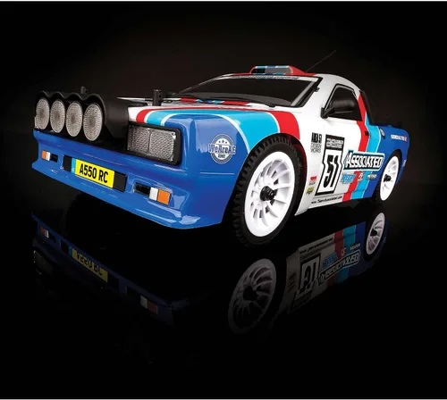 Vista 6 de Team Associated Apex2 Sport, A550 Rally Car RTR LiPo Combo, ASC30126C