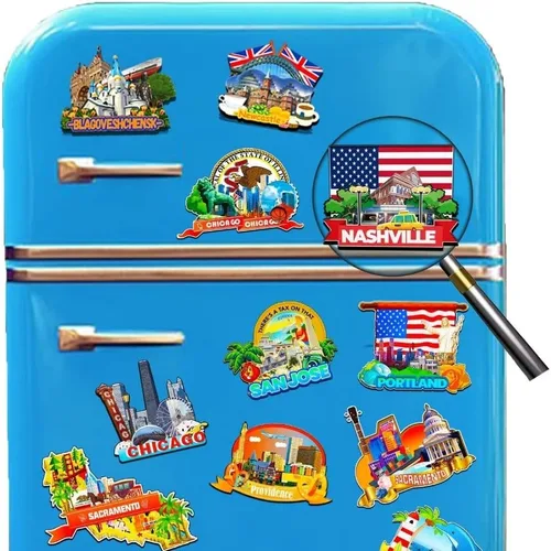 Vista 4 de Cozumel - Imán de madera para nevera, diseño de México, monumales 3D, recuerdos coleccionables, decoración hecha a mano, 2027