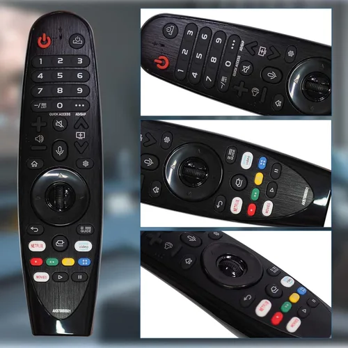 Vista 7 de RIVIERA Magic Remote para LG Smart ThinQ OLED Nanocell WebOS UHD TV con función de voz y puntero compatible con MR22/21/20GA MR18BA MR23/24/25GN