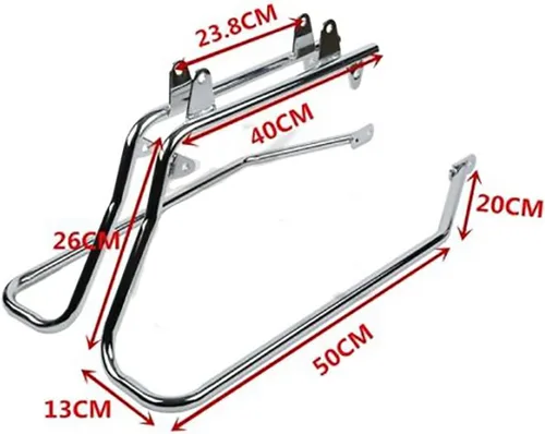 Vista 8 de Soportes de conversión de alforjas para Harley Heritage Softail 1986-2017
