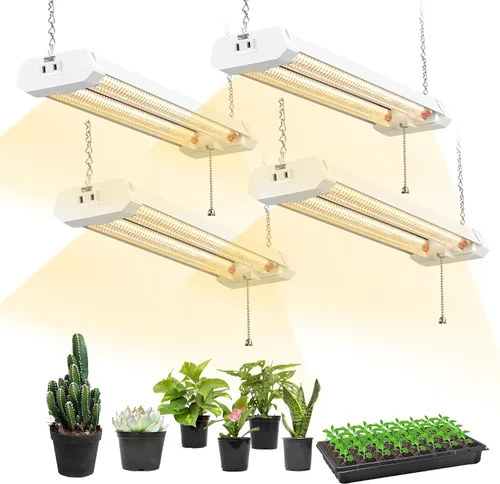 Vista 13 de Hlite Lámparas de cultivo de plantas ajustables de espectro completo de 16 pulgadas, luces de cultivo enlazables para plantas de interior, diseño