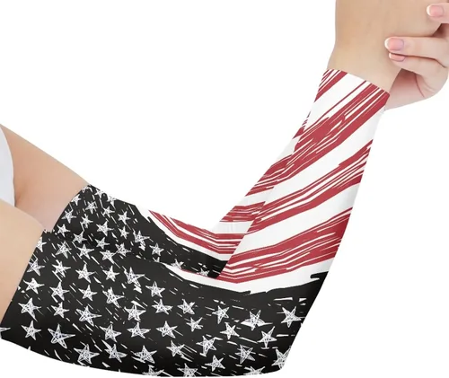 Vista 78 de CLOHOMIN Mangas para brazos, protección solar, mangas de compresión, cubierta de tatuaje para mujeres y hombres, manga deportiva atlética refrescante